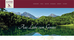 Desktop Screenshot of hotel-alatsee.de